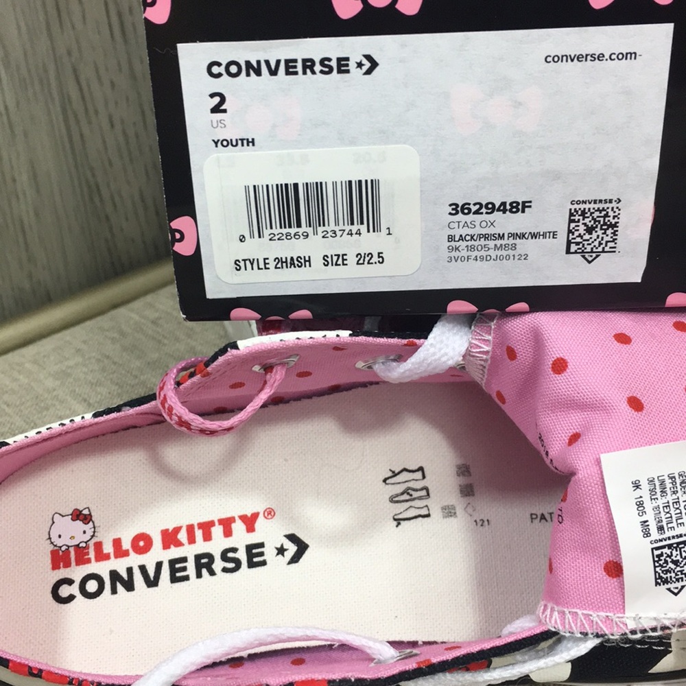 Converse CTAS OX black/prism pink/white - Picture 8 of 8